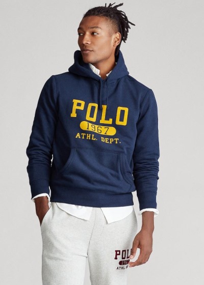 Polo Ralph Lauren Fleece Graphic Hættetrøje Herre Danmark (LYEIQ5709)